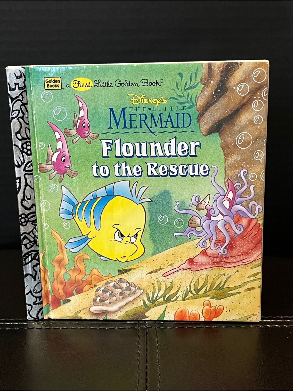 First Little Golden Book - Disney Flounder to the Rescue Children's Book